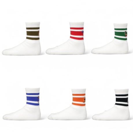 decka quality socks"SHOWATABÉ by BRÚ NA BÓINNE"Skater Socks | Embroidery