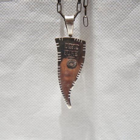 indian jewelry "David Tune(navajo)"ivory inlay top