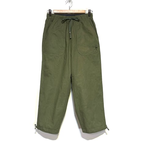 SlowHands”RCL tent loose wanderer pants"(olive-S)unisex