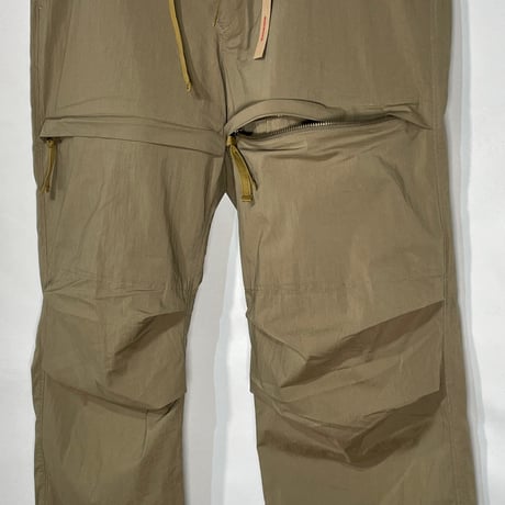 dip ltd "military zip pocket pants" (khaki)unisex