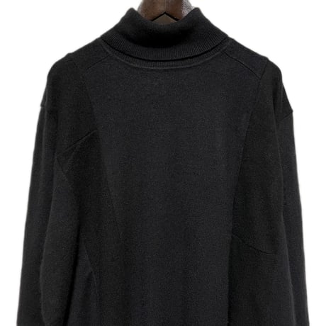 yoused "BLK cashmere widesweater(black asst)unisex (C)