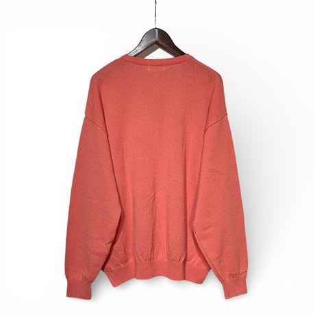eyya"cotton boucle yarn cardigan"(flamingo)unise