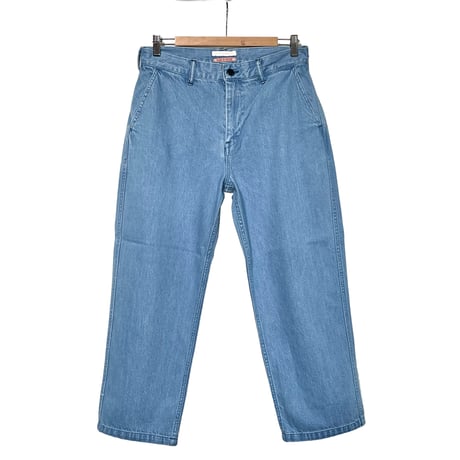 TigreBrocante"11.5oz denim back pocket cargo pants“(indigo fade)unisex