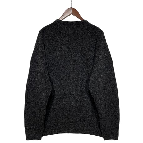 eyya"boucle twisted yarn cardigan"(charcoal)unisex