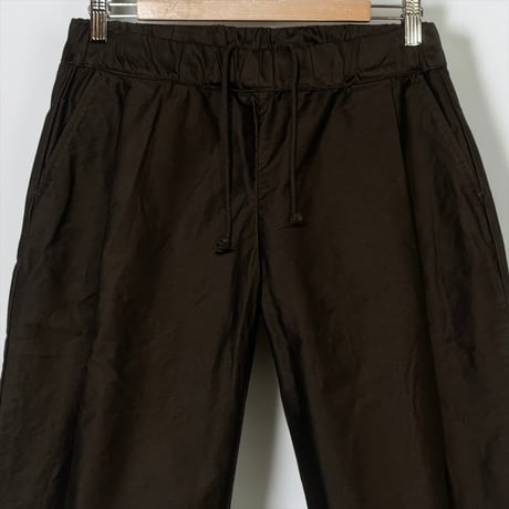 COLINA CAPERTICA "natural dyed moleskin Peg Top Easy Pants"(log wood) unisex