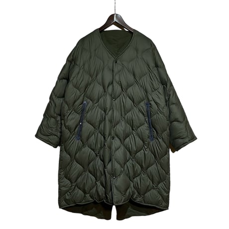 Slow Hands "recycle tent down coat for archive exclusive"(olive×olive)M-A(unisex)