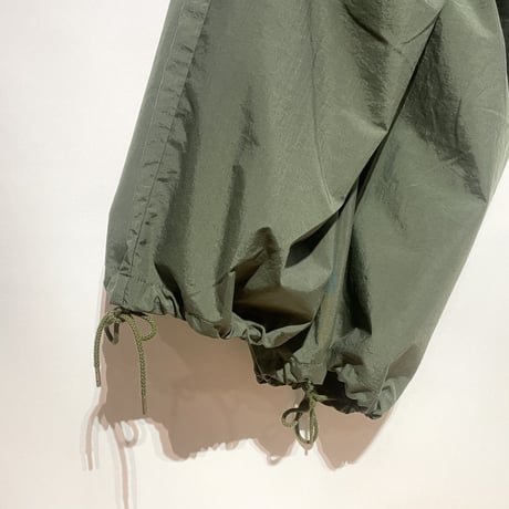TigreBrocante"nylon tusser cargo pants“(khaki)unisex