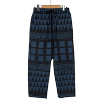 Jawndi "santai pants" batik strip barong(nvy×blk)