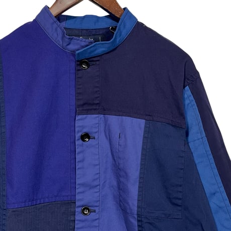 TigreBrocante "euro work mix stand coverall"(navy mix)unisex size(S)