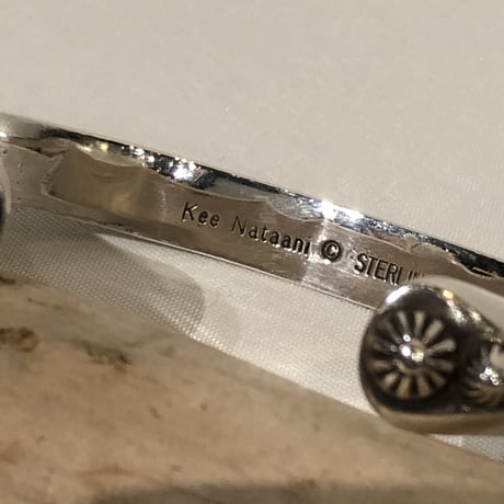 indian jewelry "kee nataani(navajo) triangle bangle"