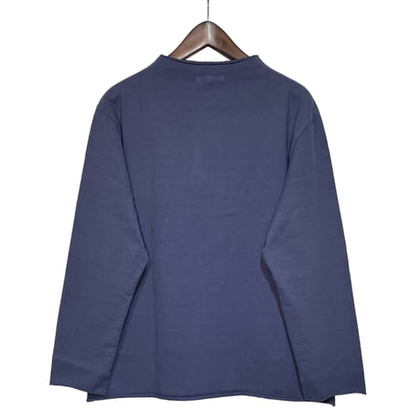 TigreBrocante"medium hard 天竺 bottle neck 9分袖"(teal blue)unisex