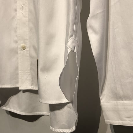 ASEEDONCLOUD"Handwerker collarless  shirts" (white) unisex