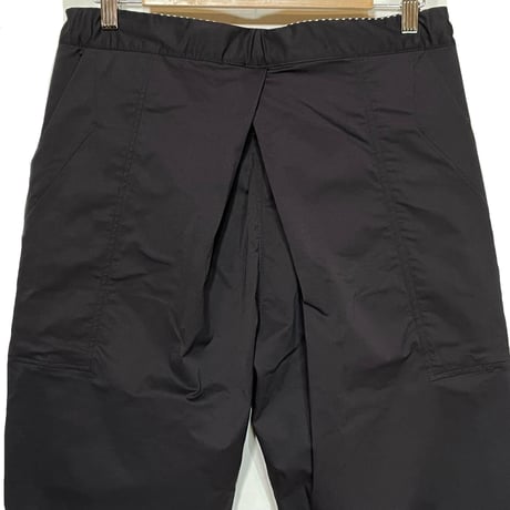 FUNSET OF ART "nylon gabardine HAKAMA stretch climbing pants"(black)unisex