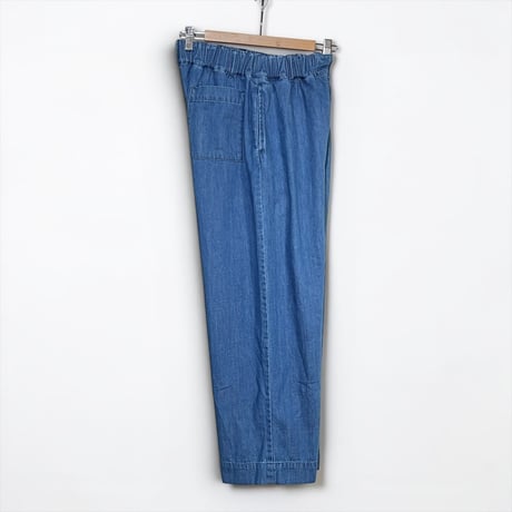 TigreBrocante"7oz denim myao tapered pants"(inidigo fade)women's