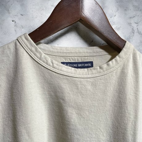 TigreBrocante"20/1 combo 天竺 venice beach pocket-T"(oyster)unisex