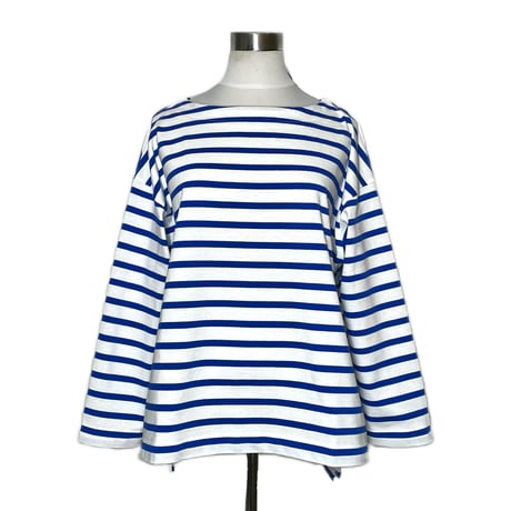 amne "BORDER"gride basque (blue)unisex