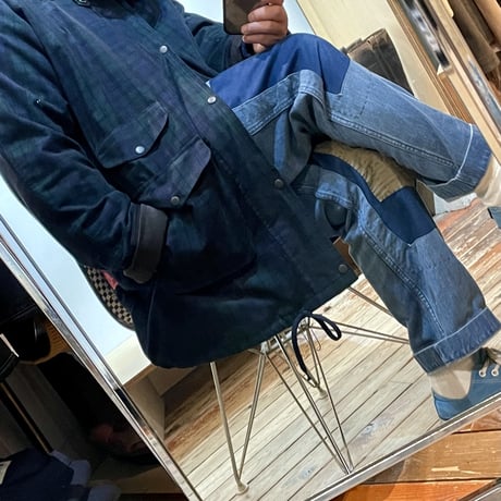 PORTRAITE"classic field jacket long"(black watch corduroy)unisex