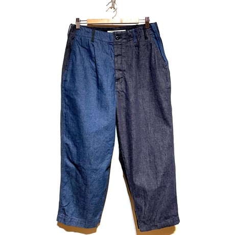 FUNSET OF ART “denim crazy fool pants"(indigo)unisex