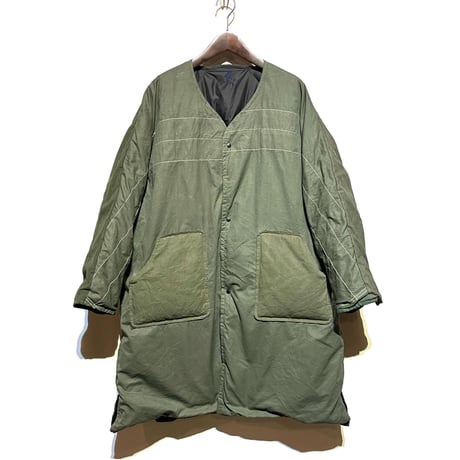 Slow Hands "recycle tent down coat"(olive)S-A unisex