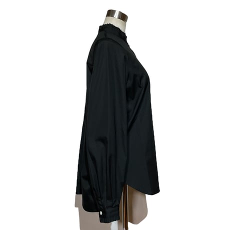 amne "broad frilled shirts" (black) women's