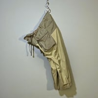 dip ltd "military type switching zip pocket army pants" (khaki)unisex