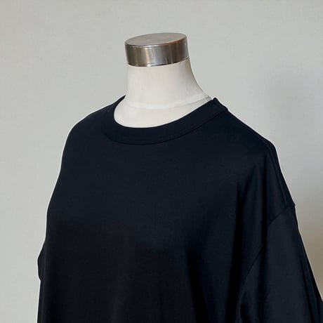 CAERULA PER LIGHTS"30/Jersey back flare OP"(black)unisex