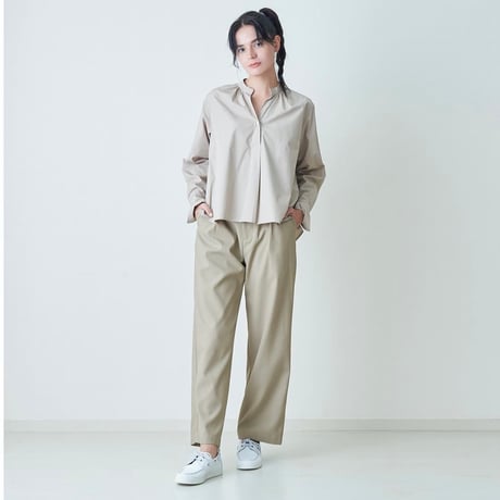 amne "PIMA skipper blouse" (beige) women's