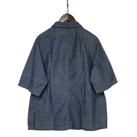 TigreBrocante"indigo chambray raglan tailored S/S shirts"(indigo)unisex