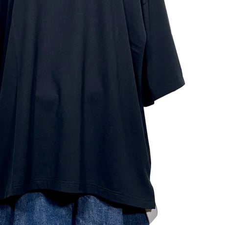 CAERULA PER LIGHTS"jersey wide henly"(black)unisex