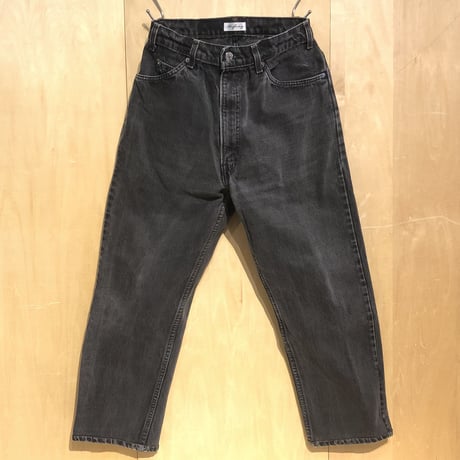 KNIFEWING"USA505 tuck tapered wide pants"S-B(blk) unisex
