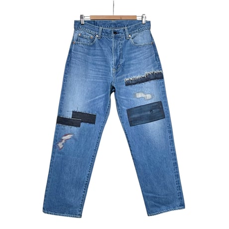 TigreBrocante"12,75oz denim big 5pocket pants“(hand damage)unisex.S