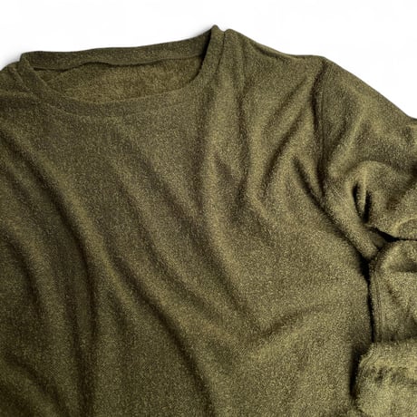 HOLIDAY TRUNKS"homebody3 Pile Long sleeve tee Ver2.0(olive)unisex