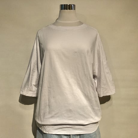 SlowHands ”cotton relax tee"(ivory) womens
