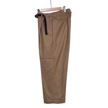ASEEDONCLOUD"Handwerker wool flannel HW hands free trousers"(camel)unisex