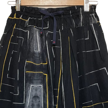 TigreBrocante"ficelle long skirt"(black)women's
