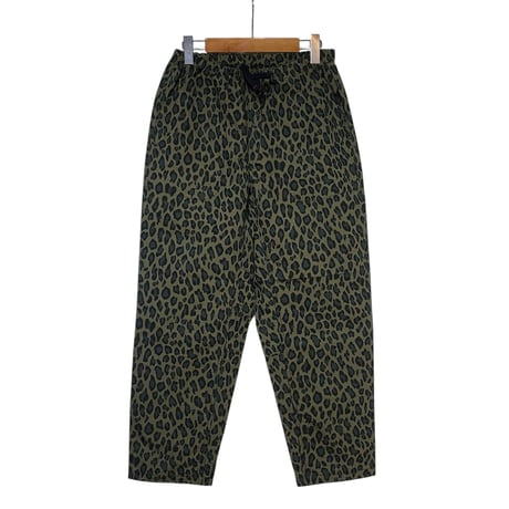 TigreBrocante"cotton×naylon leopard tagosaku pants“(khaki) unisex
