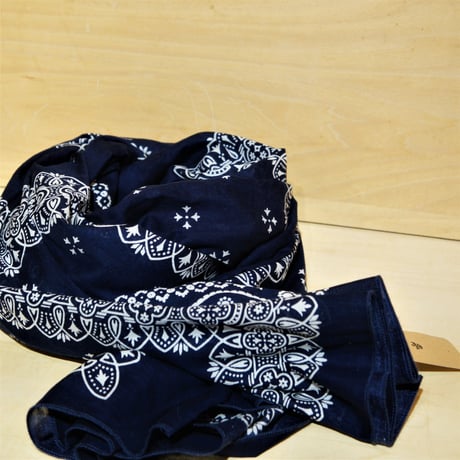 KNIFEWING “bandana stole"(navy)