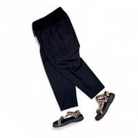 Slow Hands"nylon×polyester starch Morocco pants"(black)unisex