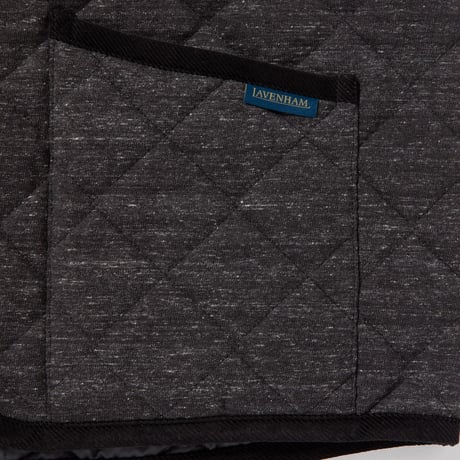 Jackman"Lavenham ×Jackman Dotsume Gilet"(heather black)unisex