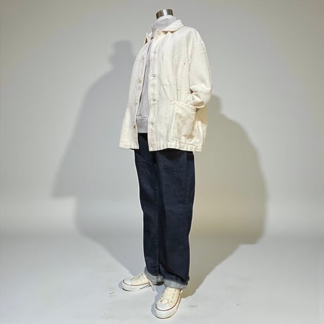 TigreBrocante"hoot cotton regular coverall"(natural)unisex