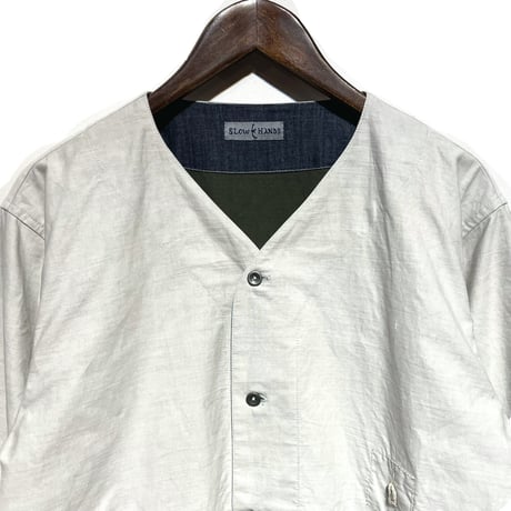Slow Hands "RCL tent painter jacket"(ivory-M)unisex