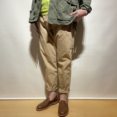 TigreBrocante"relax tapered pants“(cafe ou lait)women’s