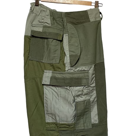 FUNSET OF ART "military patchwork ballon cargo pants"(khaki)unisex-MA