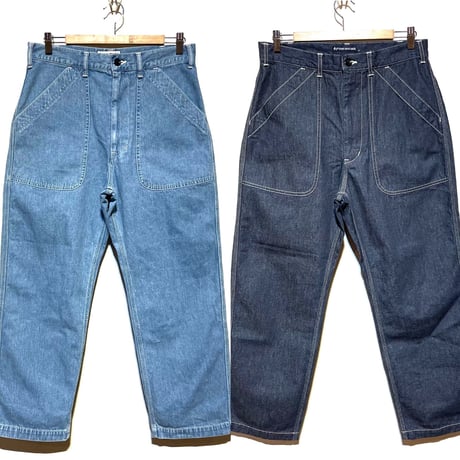 TigreBrocante"10oz denim baker pants"(fade)unisex