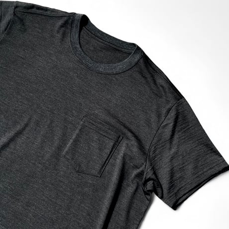eyya"super merino wool S/S Tee"(charcoal)unisex