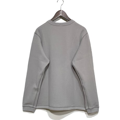 Jackman"L/S thermal shirts"(solid gray)unisex