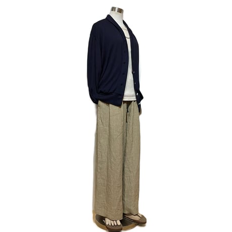 TigreBrocante "indigo frice small shawl cardigan"(indigo) women's