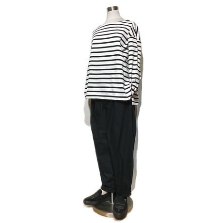 amne "BORDER"gride basque (black)unisex