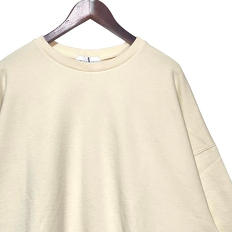 CAERULA PER LIGHTS"french terry crew sweat"(natural)unisex