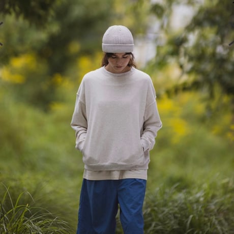 amne "MINI TERRY bottie crew" (oatmeal) unisex